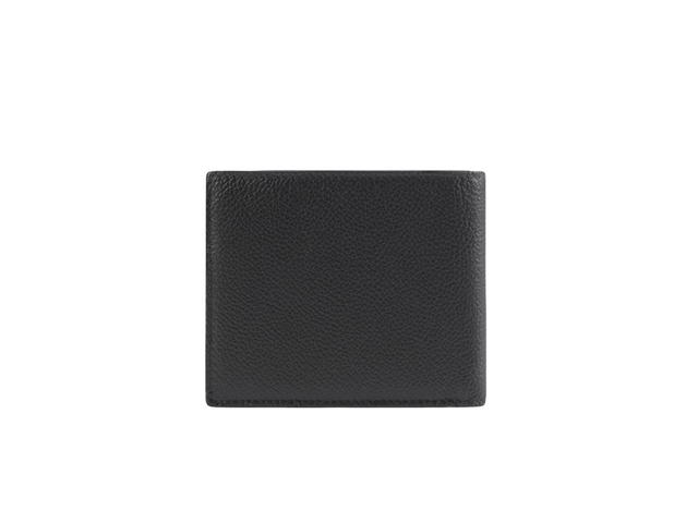 Balenciaga Balenciaga Cash Square Folded Wallet In Grained Calfskin Leather With 8 Card Slot 2 Bill Compartments Black Flourescent Logo - view 3