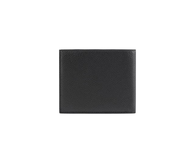 Balenciaga Balenciaga Cash Square Folded Wallet In Grained Calfskin With 8 Card Slot 2 Bill Compartments Black Blue - view 2