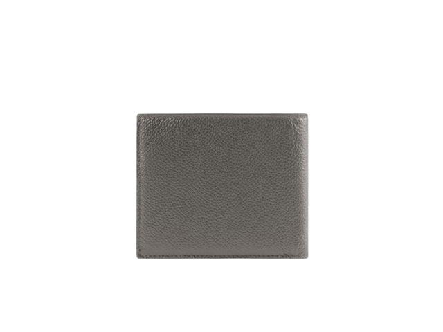 Balenciaga Balenciaga Cash Square Folded Wallet In Grained Calfskin With 8 Card Slots 2 Bill Pockets Dark Grey Black - view 2