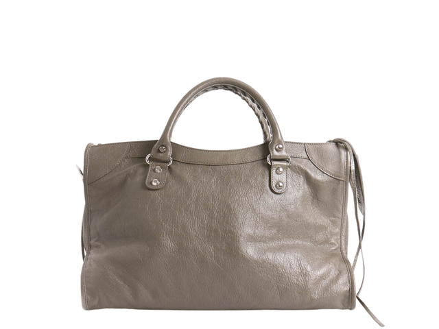 Balenciaga Balenciaga Classic City Bag In Leather With Silver Hardware Grey - view 2
