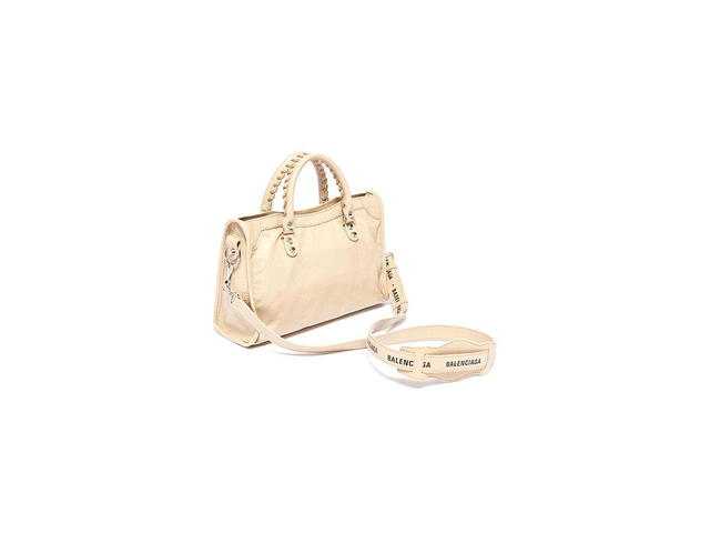 Balenciaga Balenciaga Classic City Small Shoulder Bag Light Beige/Silver - view 3