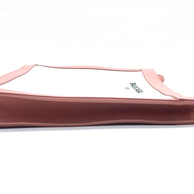 Balenciaga BALENCIAGA Classic Cluch Bag Natural x pink Canvas x Leather 410119 - view 2
