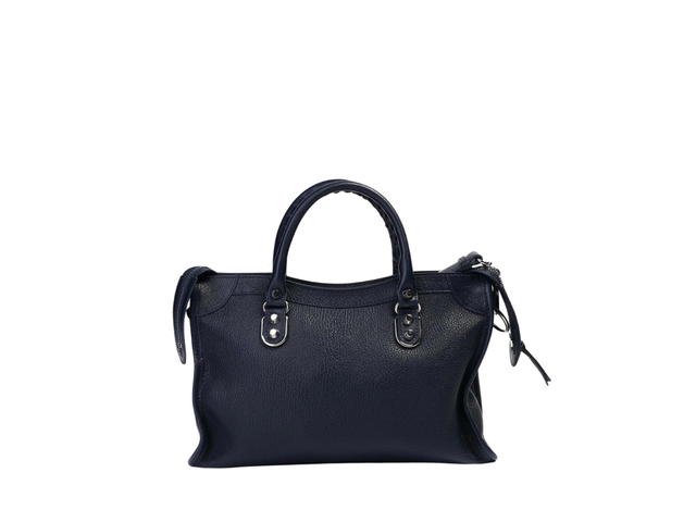 Balenciaga Balenciaga Classic Metallic Edge City Shoulder Bag In Goatskin Leather With Gold-Tone Hardware Black - view 2