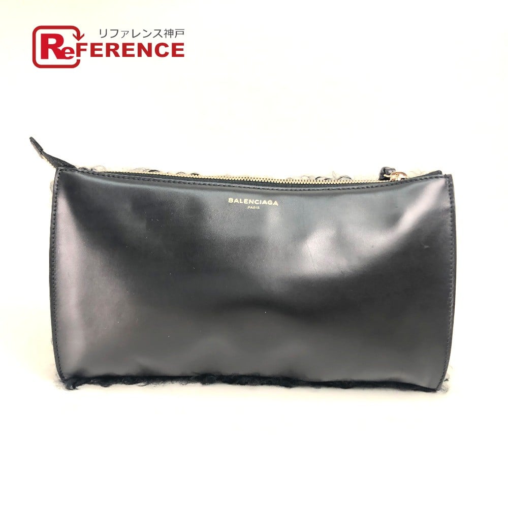 Balenciaga BALENCIAGA Clutch bag Pouch Black 347238