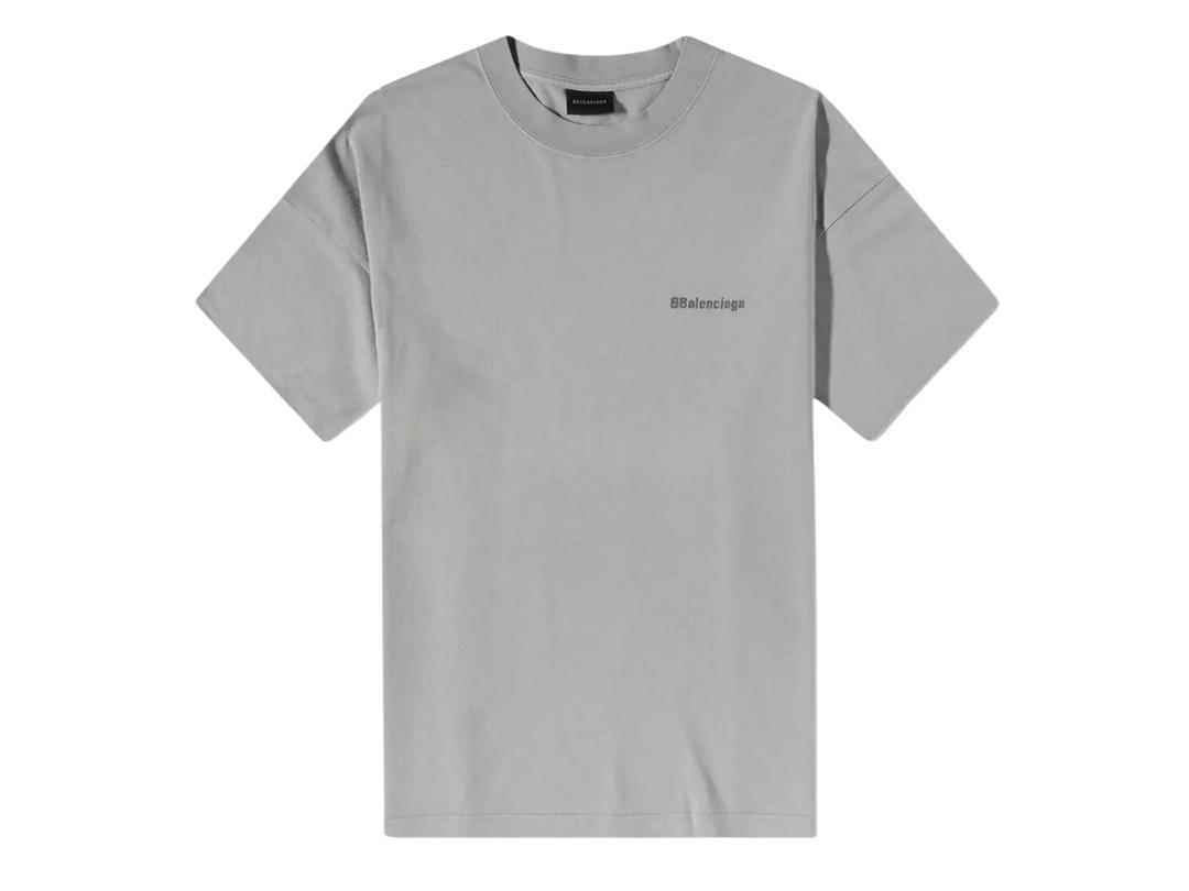 Balenciaga Balenciaga Corporate Logo T-Shirt Black-White