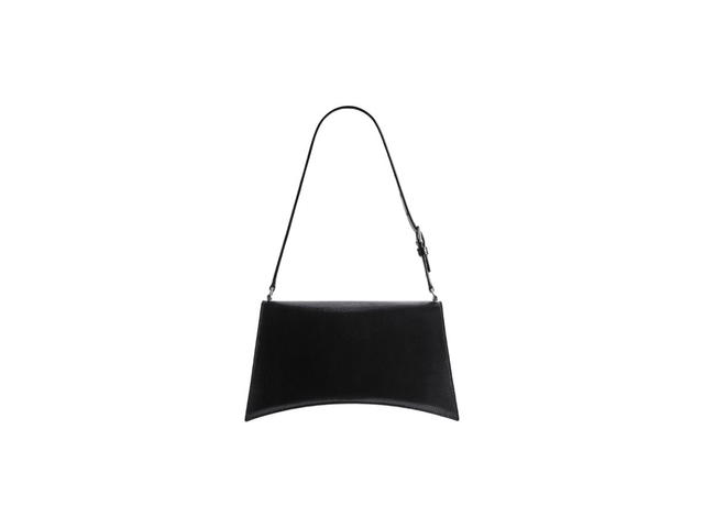 Balenciaga Balenciaga Crush Small Sling Bag In Black Paper Calfskin With Aged-Silver Hardware - view 4