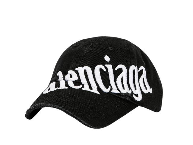 Balenciaga Balenciaga Diagonal Hat Black - view 3