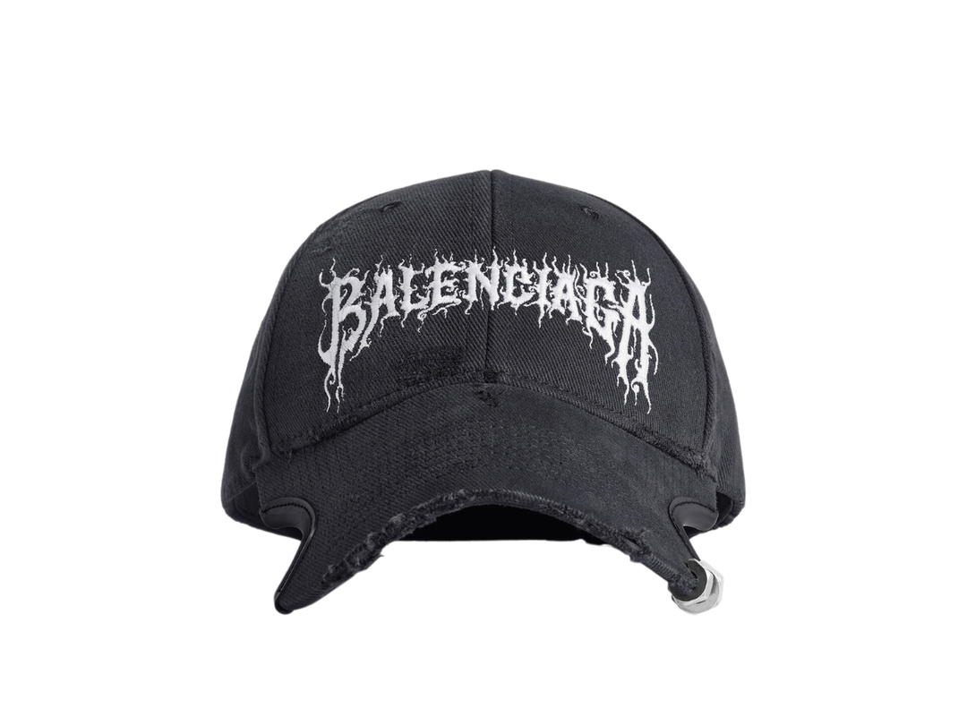 Balenciaga Balenciaga DIY Metal Outline Cap In Black Cotton Drill-Ornament Charm