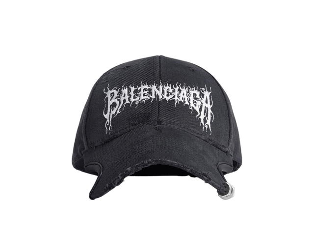 Balenciaga Balenciaga DIY Metal Outline Cap In Black Cotton Drill-Ornament Charm - view 1