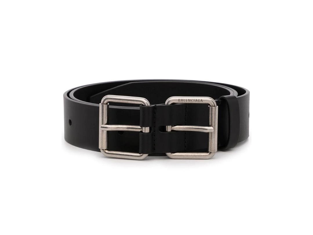 Balenciaga Balenciaga Double Buckle Fastening Belt