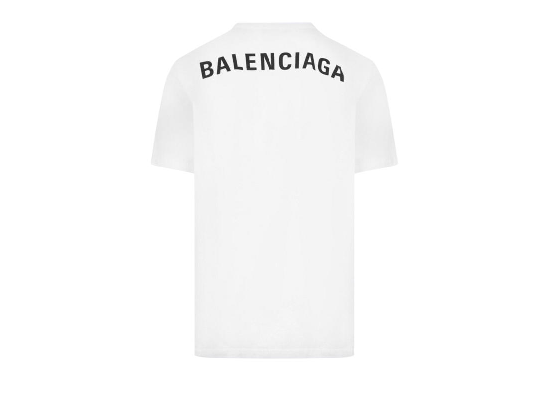 Balenciaga Balenciaga Droopy Logo T-Shirt White