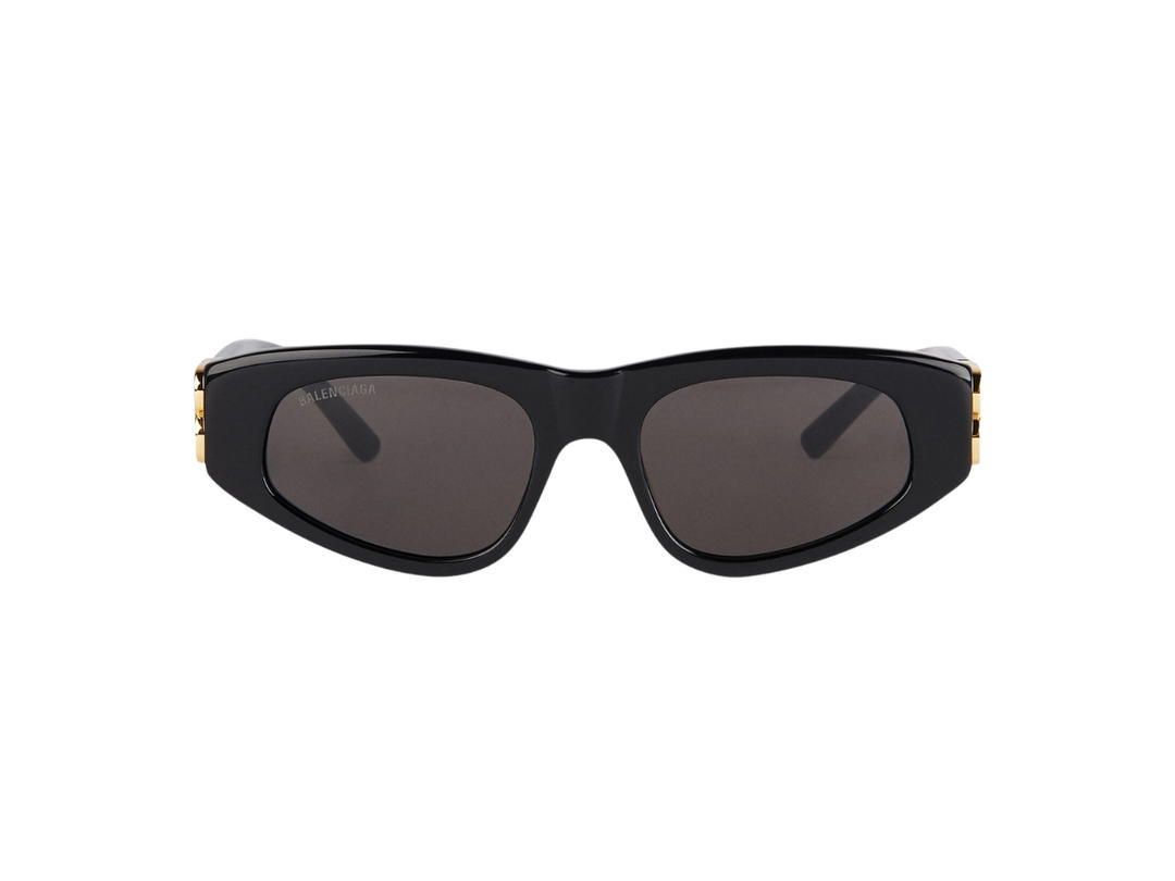 Balenciaga Balenciaga Dynasty D-Frame Sunglasses In Black Acetate With Black Lenses Gold Hardware