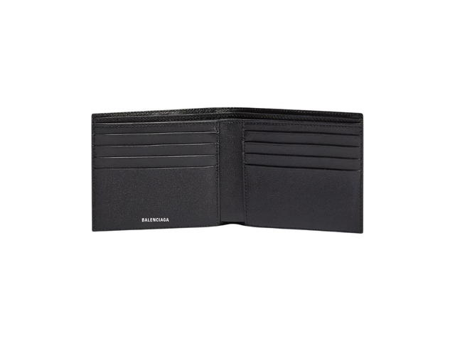 Balenciaga Balenciaga Embossed Monogram Square Folded Wallet In Black Embossed BB Monogram Box Calfskin - view 3