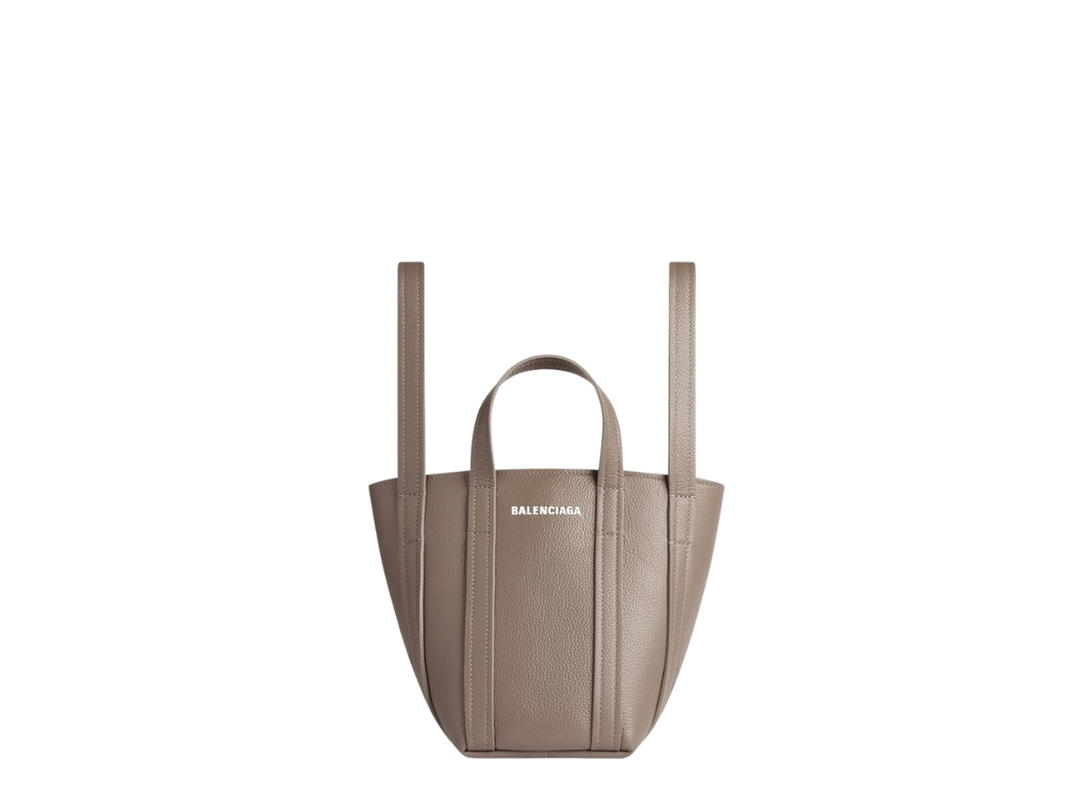 Balenciaga Balenciaga Everyday 2.0 XS North-South Shoulder Tote Bag In Grained Calfskin Beige