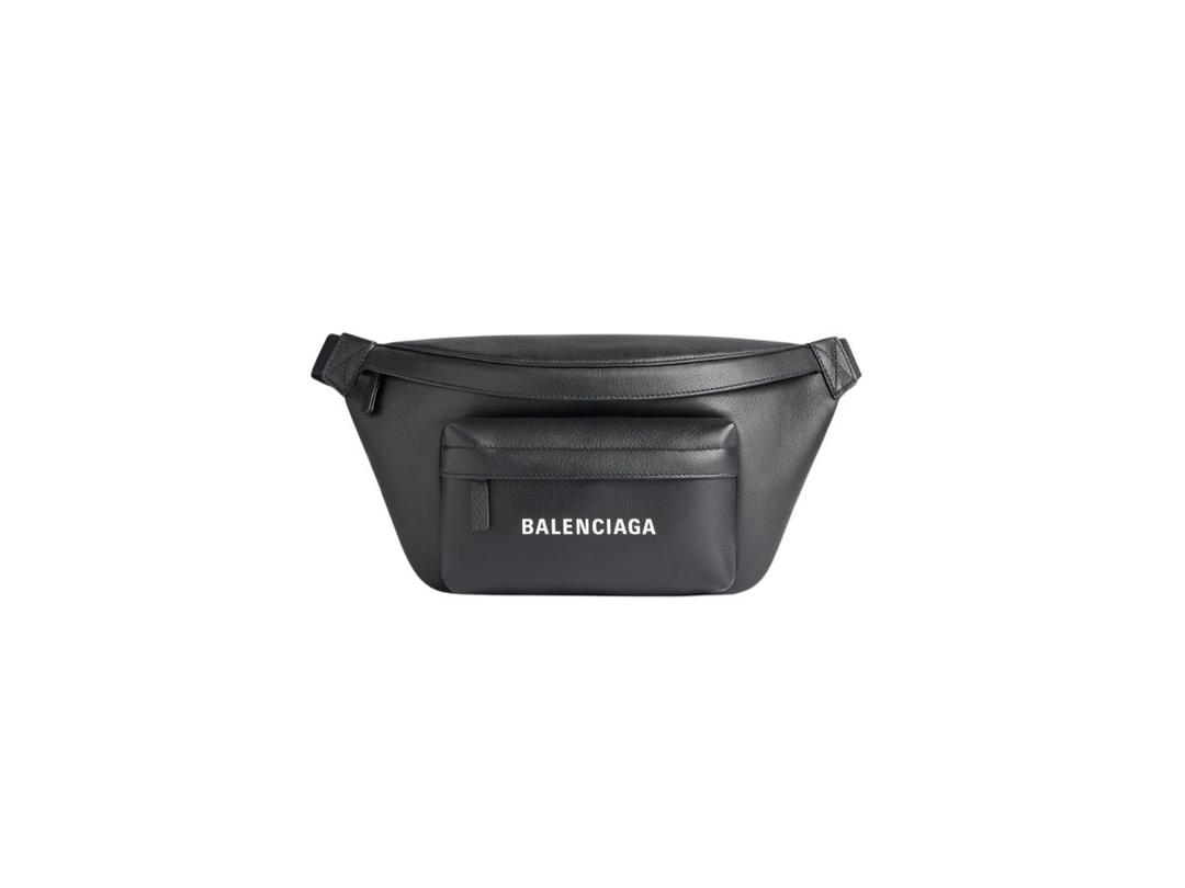 Balenciaga Balenciaga Everyday Beltpack In Black Natural Grain Calfskin