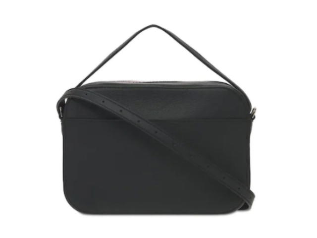Balenciaga BALENCIAGA EVERYDAY LEATHER CAMERA BAG BLACK/WHiTE - view 3