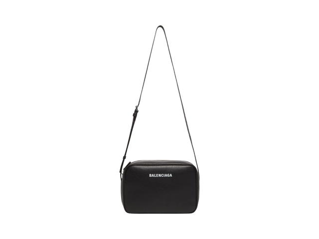 Balenciaga Balenciaga Everyday Medium Camera Bag In Black Grained Calfskin With Semi-Shiny Palladium Hardware - view 1