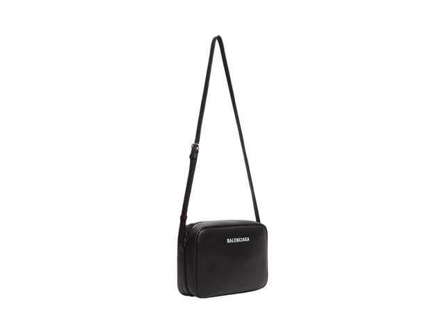 Balenciaga Balenciaga Everyday Medium Camera Bag In Black Grained Calfskin With Semi-Shiny Palladium Hardware - view 2