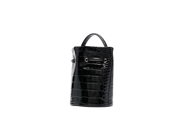 Balenciaga Balenciaga Everyday XS Bucket Bag In Crocodile Embossed Black - view 2