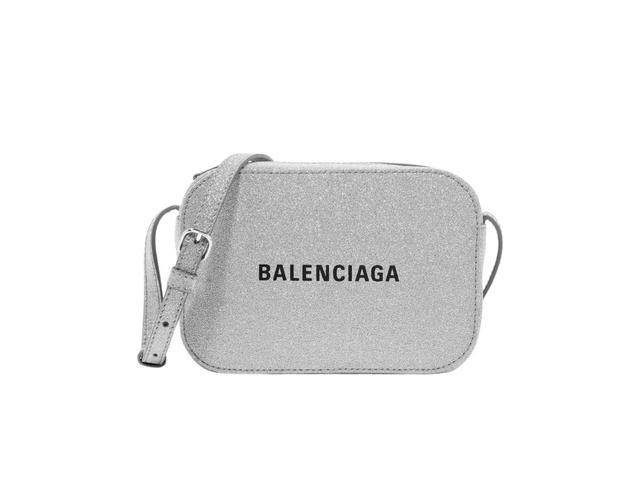 Balenciaga Balenciaga Everyday XS Camera Bag Glittered Embossed Silver - view 1