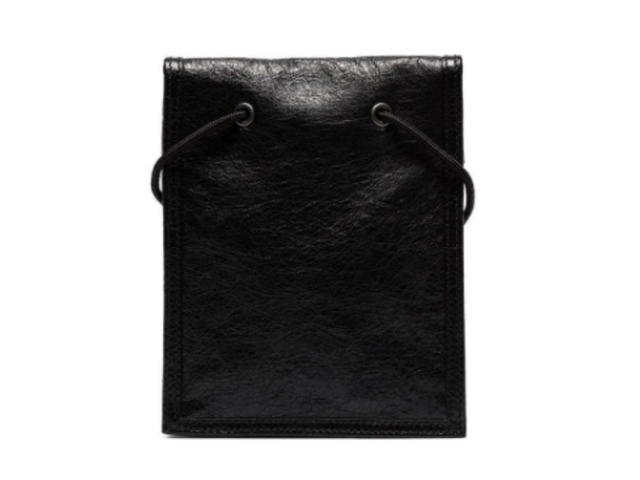 Balenciaga Balenciaga Explorer Arena Cracked Leather Messenger Bag - view 3