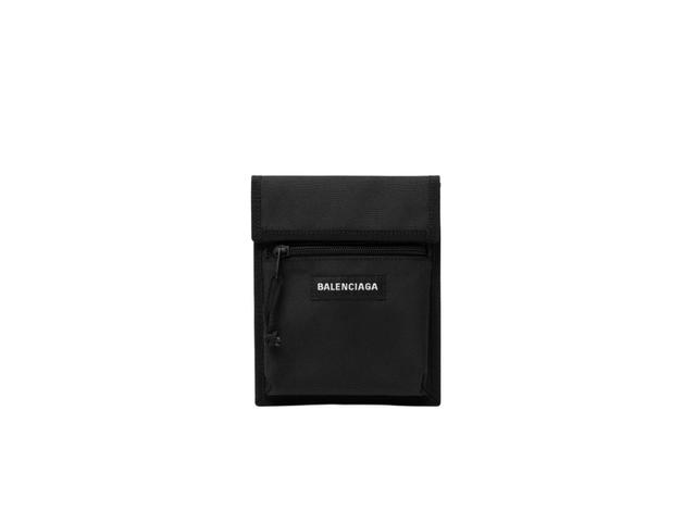 Balenciaga Balenciaga Explorer Pouch Crossbody Bag In Recycled Nylon Black - view 1