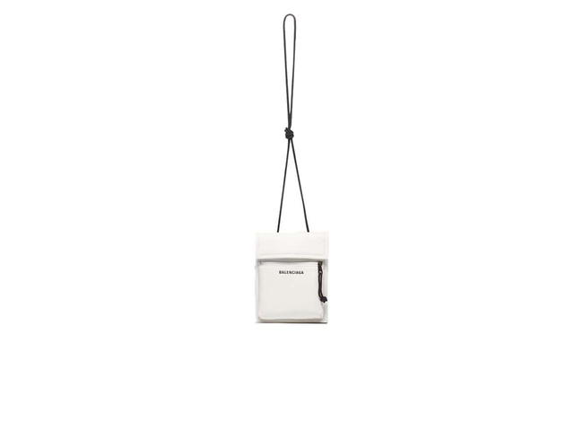 Balenciaga Balenciaga Explorer Pouch Strap Leather White - view 2