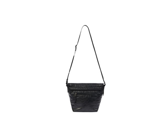 Balenciaga Balenciaga Explorer Small Messenger Bag In Arena Lambskin Black - view 2