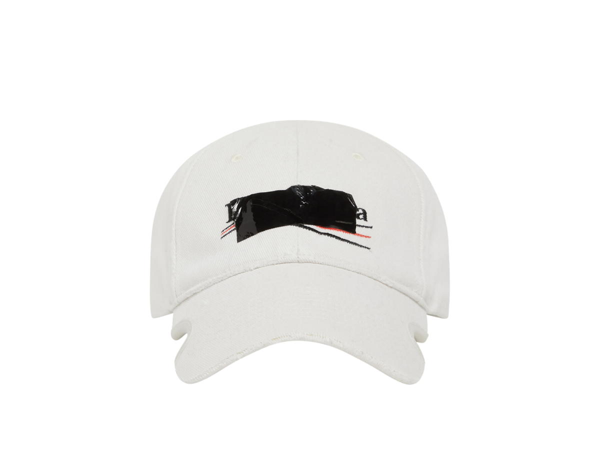 Balenciaga Balenciaga Gaffer Cap In Light Beige Cotton Drill