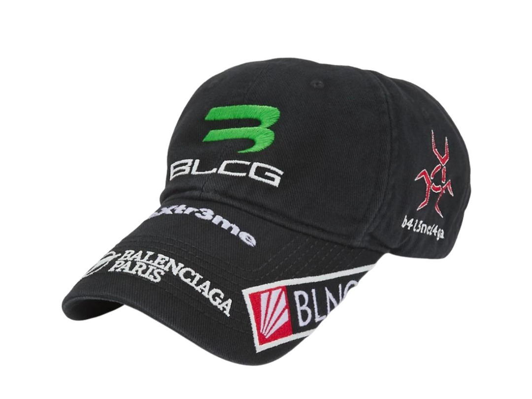 Balenciaga Balenciaga Gamer Baseball Cap Black