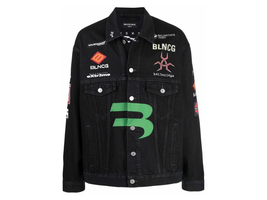 Balenciaga Balenciaga Gamer Denim Jacket Black