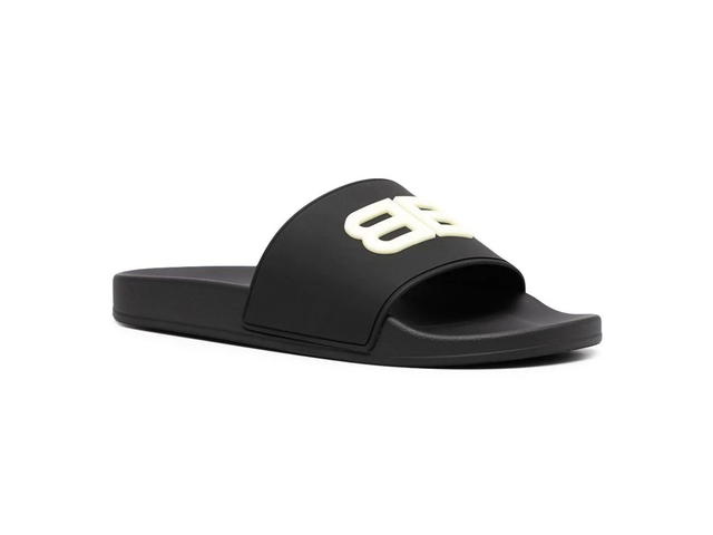 Balenciaga Balenciaga Glow In The Dark BB Logo Slides - view 2