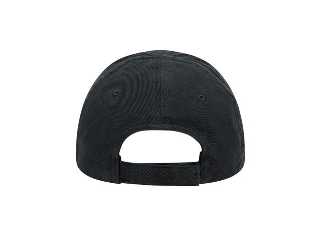 Balenciaga Balenciaga Hand-Drawn BB Icon Cap In Black And White Cotton Drill - view 3
