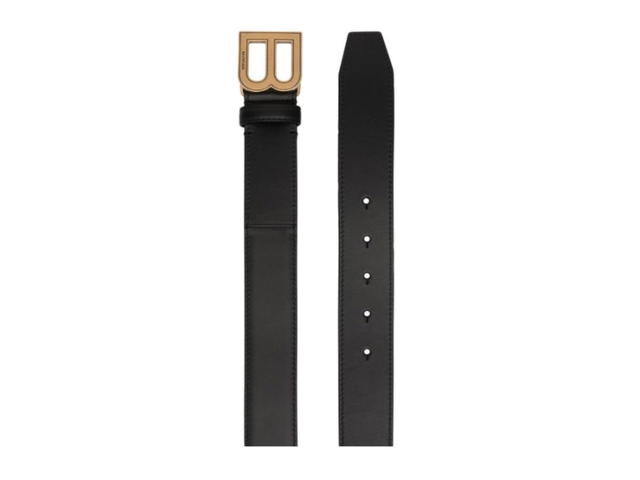 Balenciaga Balenciaga Hourglass B Logo Belts Black - view 2