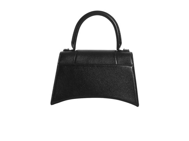 Balenciaga Balenciaga Hourglass Small Top Handle Bag in Black Grained Leather - view 2