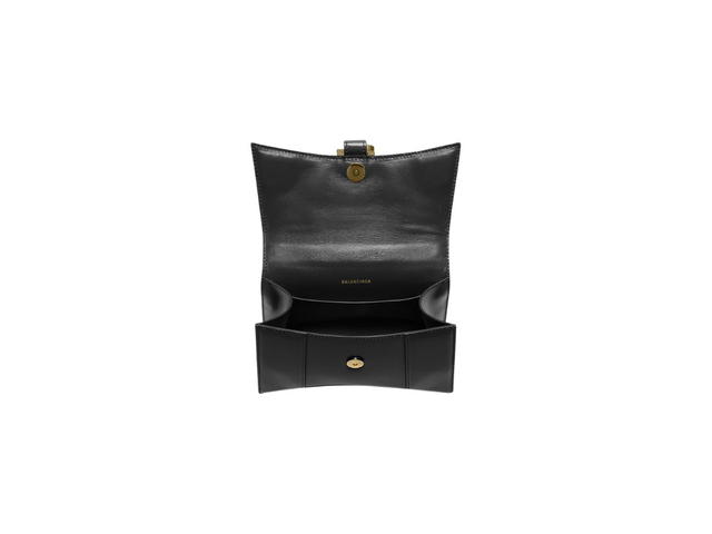 Balenciaga Balenciaga Hourglass XS Handbag Box In Shiny Calfskin Black - view 3