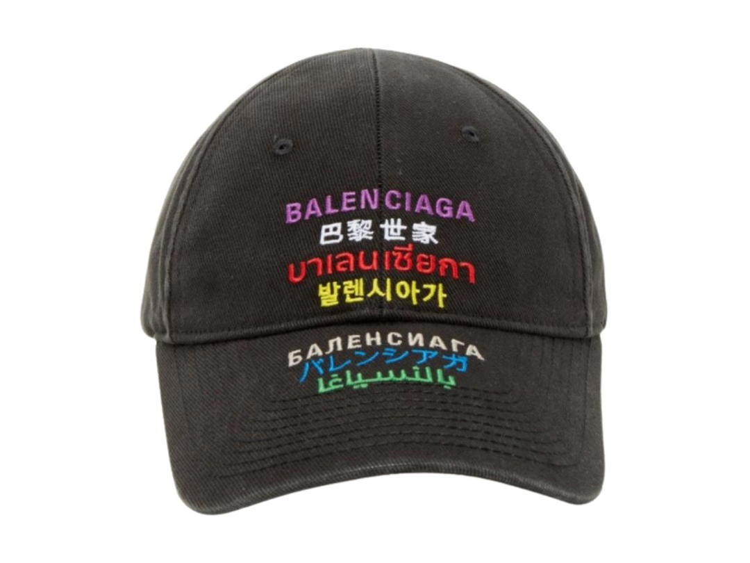 Balenciaga balenciaga language cap black