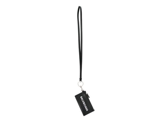 Balenciaga Balenciaga lanyard zip pouch wallet black - view 1