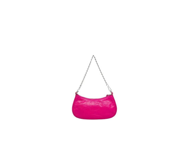 Balenciaga Balenciaga Le Cagole Mini Bag In Pink Arena Lambskin With Age Silver Hardware - view 2