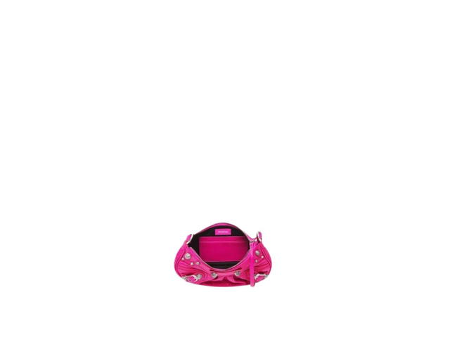 Balenciaga Balenciaga Le Cagole Mini Bag In Pink Arena Lambskin With Age Silver Hardware - view 5