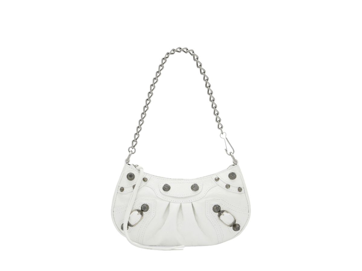 Balenciaga Balenciaga Le Cagole Mini Bag With Chain In Off White