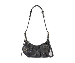 Buy Balenciaga Le Cagole XS Shoulder Bag Arena Lambskin Black Aged-Gold Hardware at Sasom – Authentic and Ready to Ship