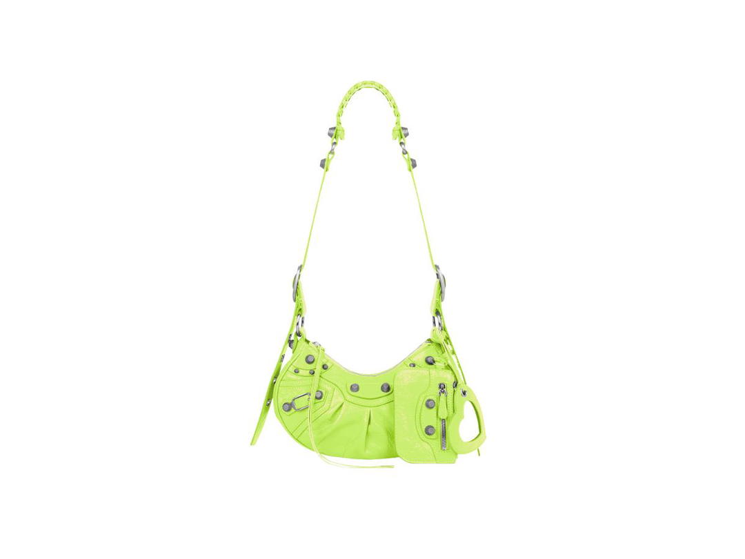 Balenciaga Balenciaga Le Cagole XS Shoulder Bag Neon Yellow