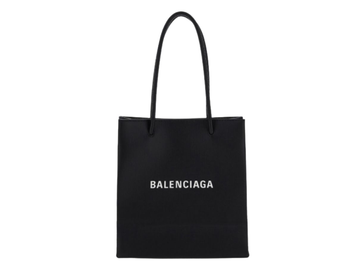Balenciaga Balenciaga leather bag handbag tote shopping north south xxs Black
