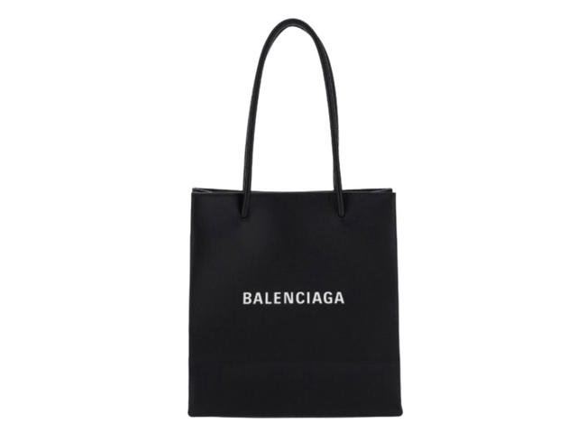 Balenciaga Balenciaga leather bag handbag tote shopping north south xxs Black - view 1