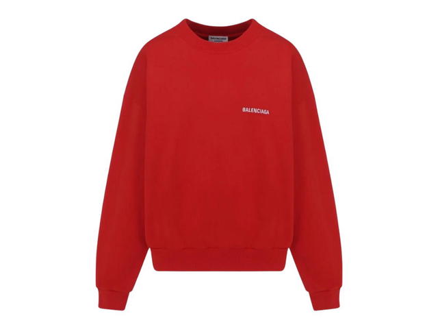 Balenciaga Balenciaga Logo Sweater In Red - view 1