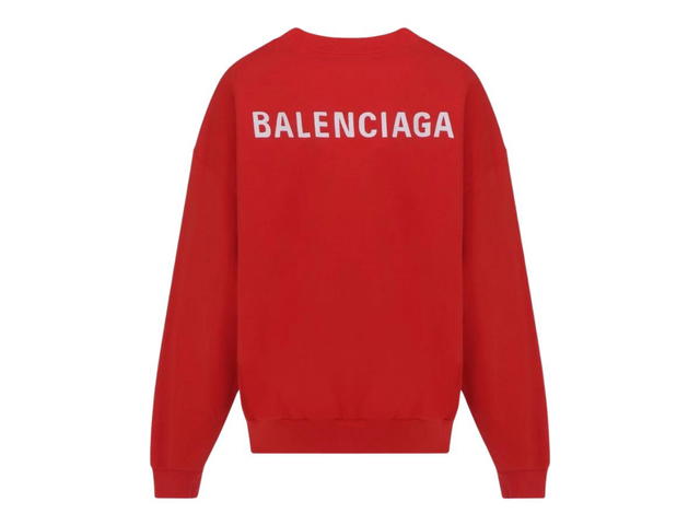 Balenciaga Balenciaga Logo Sweater In Red - view 2