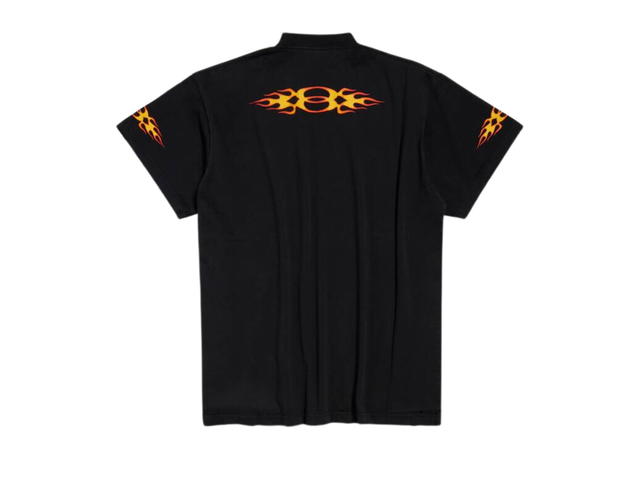 Balenciaga Balenciaga Men's Burning Unity T-shirt Oversized Black - view 2