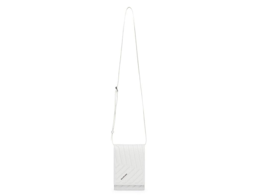 Balenciaga Balenciaga Men's Car Phone Holder On Strap In White