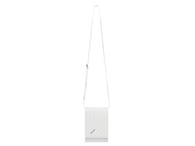Balenciaga Balenciaga Men's Car Phone Holder On Strap In White - view 1